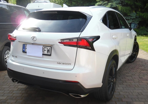 Lexus NX cena 108000 przebieg: 77000, rok produkcji 2017 z Września małe 121